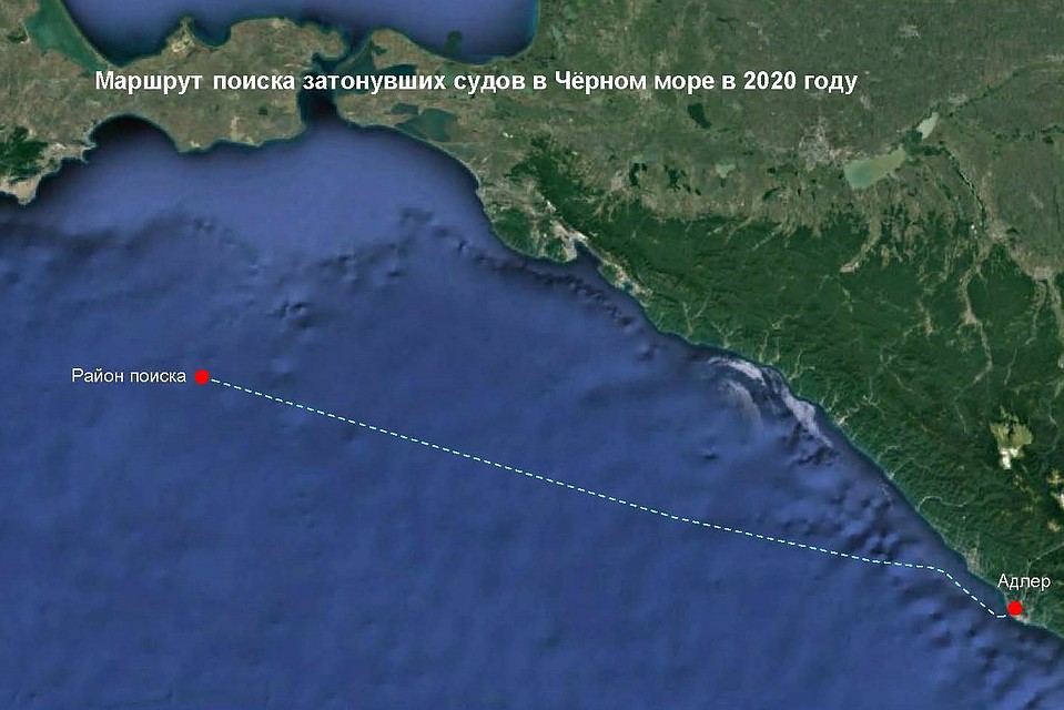 Карта затонувших кораблей черное море