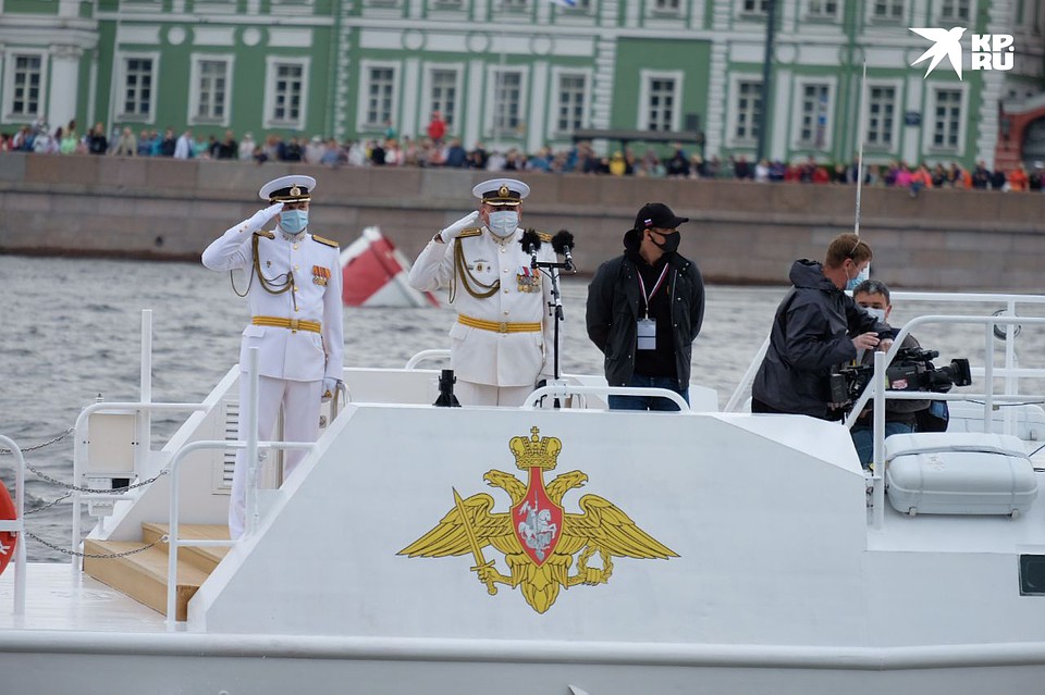 Английская набережная парад ВМФ