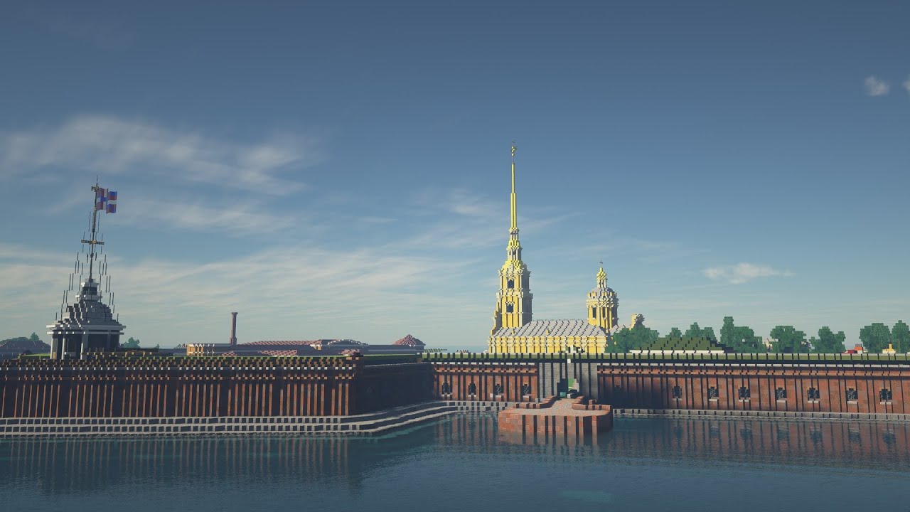 Энтузиасты построили «кубический» Санкт-Петербург в Minecraft - KP.RU